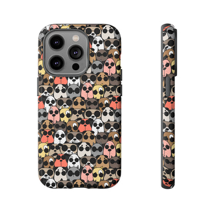 Dog Phone Case - Cute Dog Design - Tough Cases