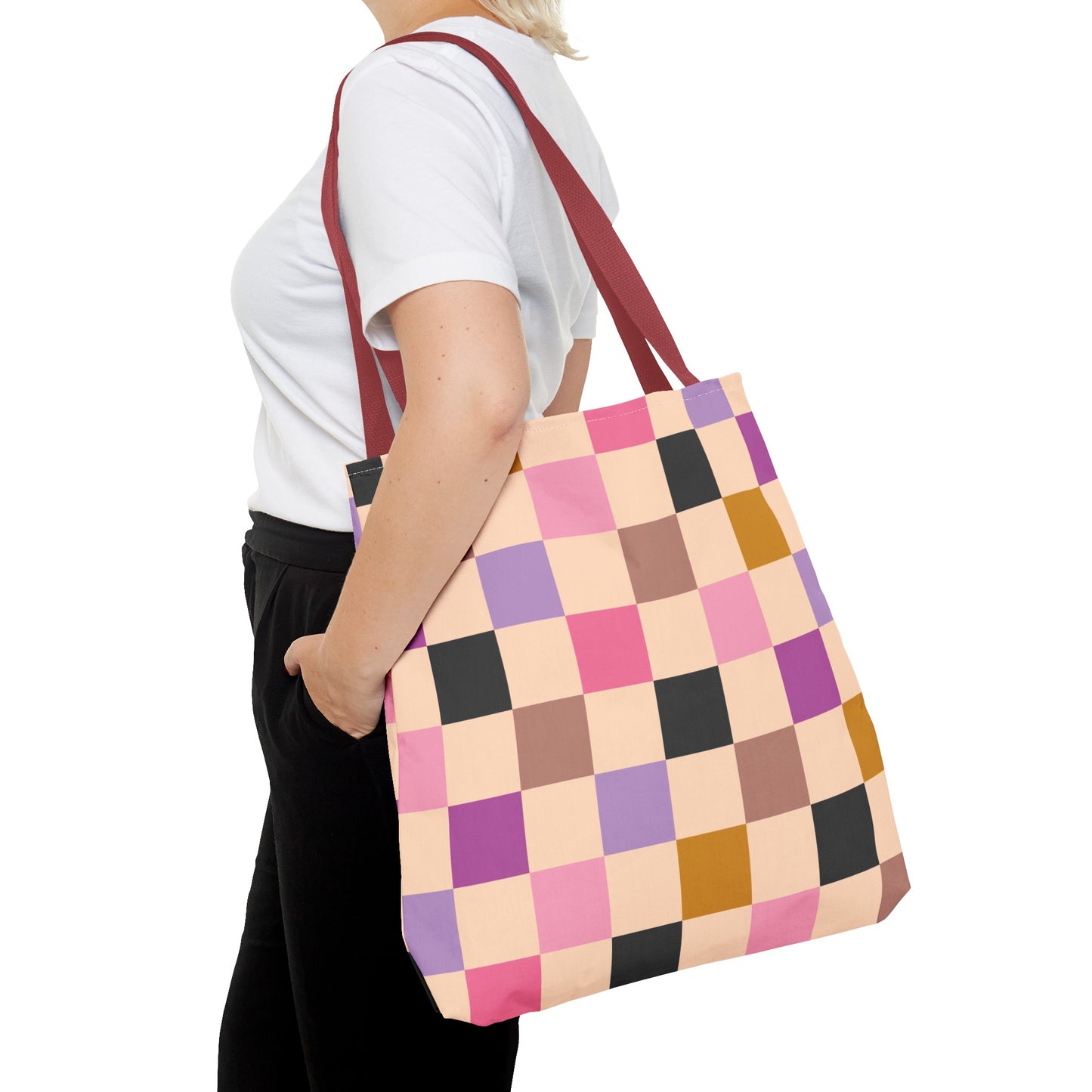 Checkered Tote Bag (AOP)