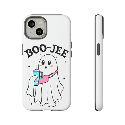 Boo Jee Ghost Phone Case, Halloween Cell Phone Case, Cute iPhone 15 Case