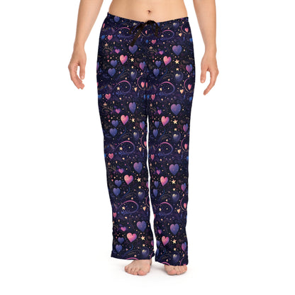 Blue Celestial Women's Pajama Pants, Galaxy Loungewear