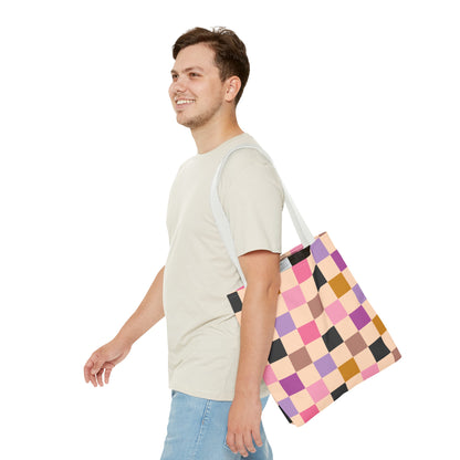 Checkered Tote Bag (AOP)