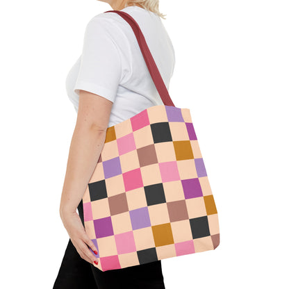 Checkered Tote Bag (AOP)