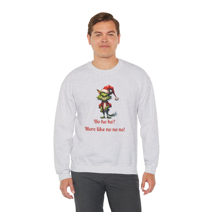 Funny Christmas Cat Crewneck Sweatshirt Cat Sweater Holiday Sweatshirt