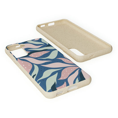 Floral Flower Tough Phone Case, Cute Cool Trendy Biodegradable Phone Case