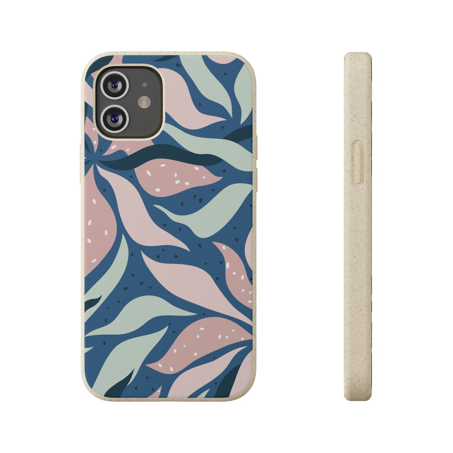 Floral Flower Tough Phone Case, Cute Cool Trendy Biodegradable Phone Case