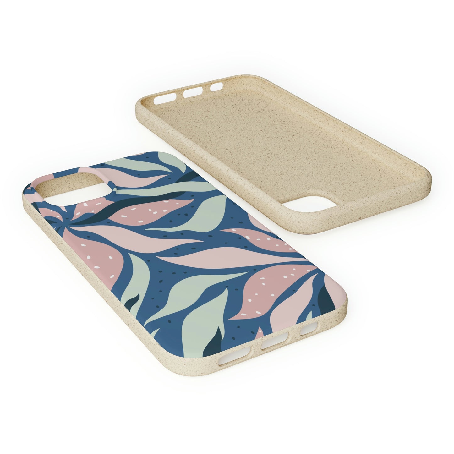 Floral Flower Tough Phone Case, Cute Cool Trendy Biodegradable Phone Case