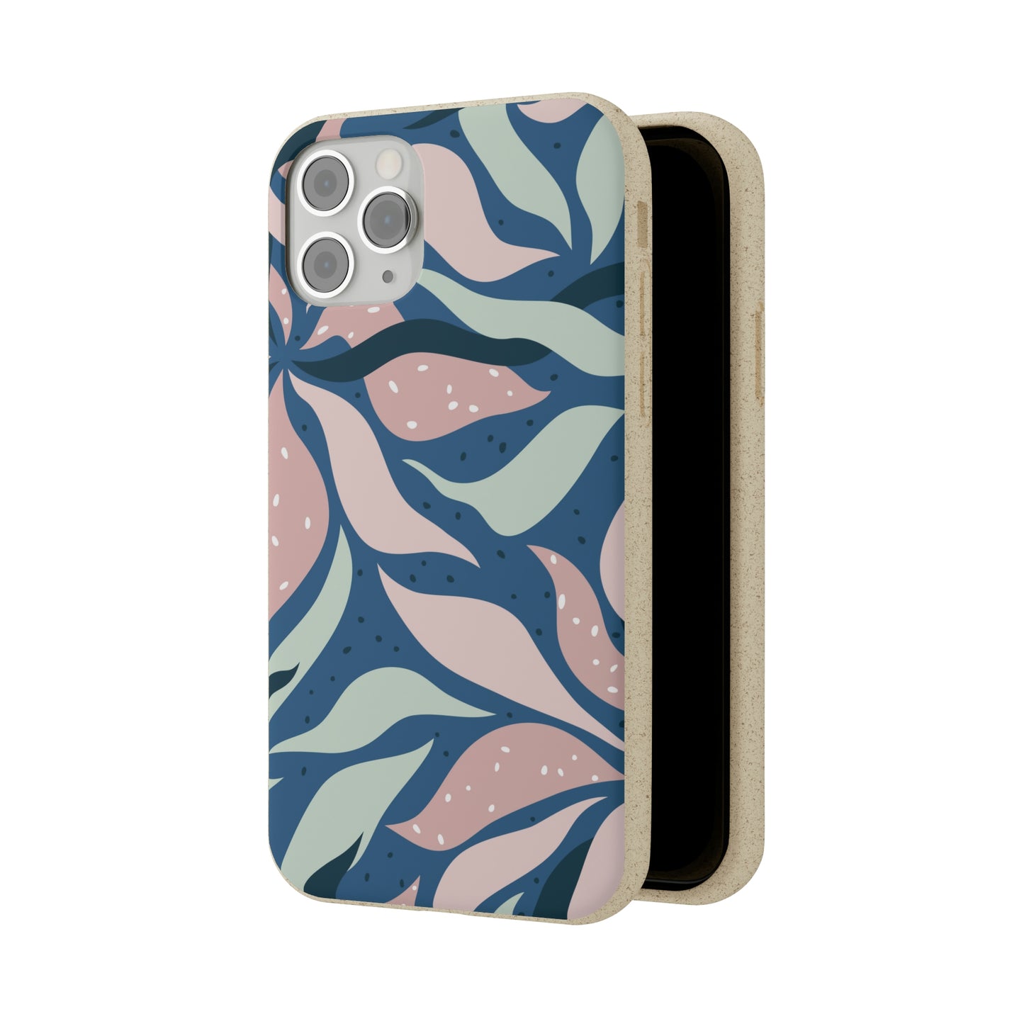 Floral Flower Tough Phone Case, Cute Cool Trendy Biodegradable Phone Case