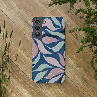 Floral Flower Tough Phone Case, Cute Cool Trendy Biodegradable Phone Case