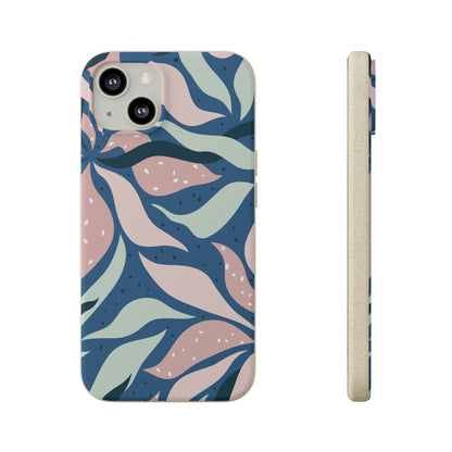 Floral Flower Tough Phone Case, Cute Cool Trendy Biodegradable Phone Case