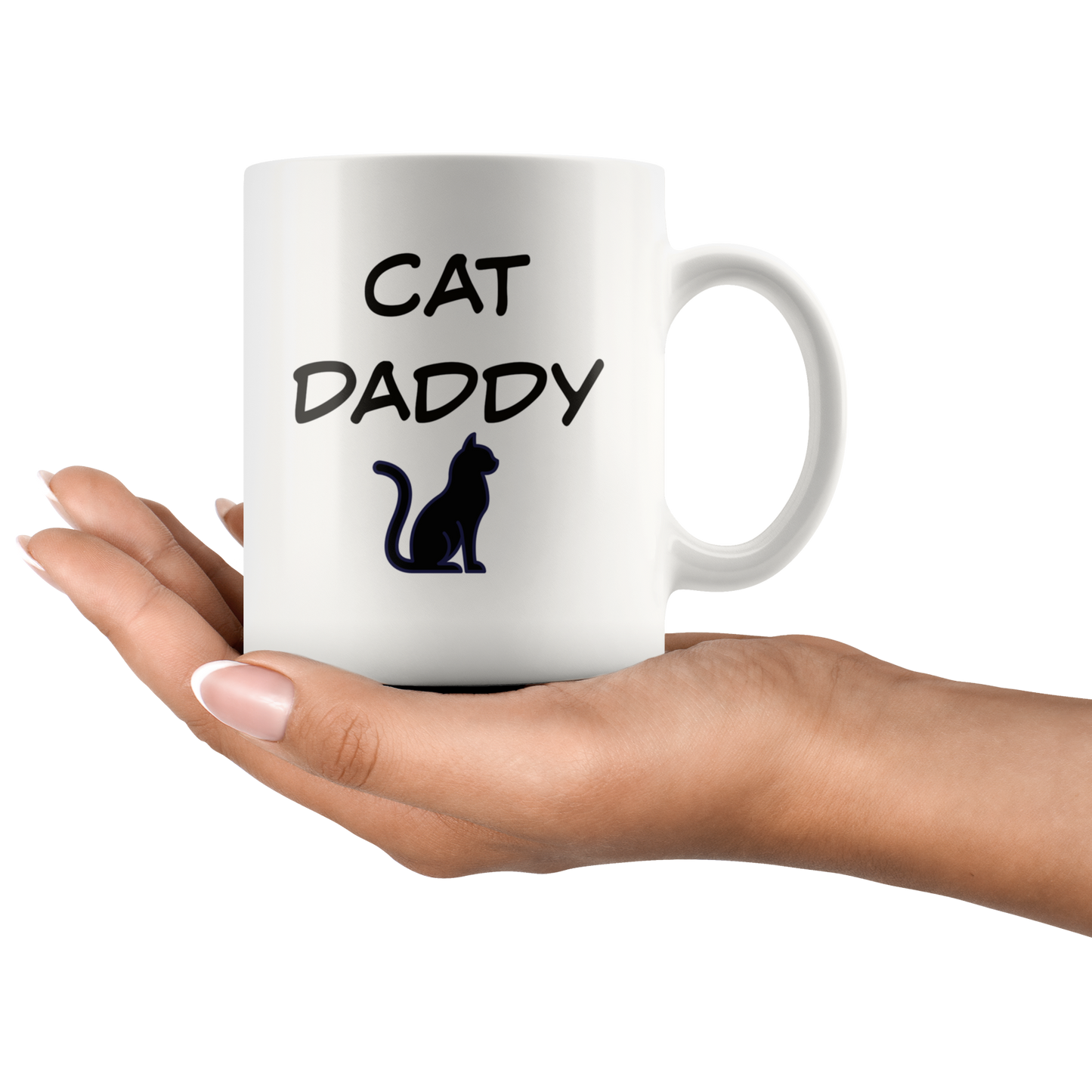 Cat Daddy Coffee Mug Gift for Him Dad Cat Lover Gift  Cat Mug Cat Gift Custom Funny Mug