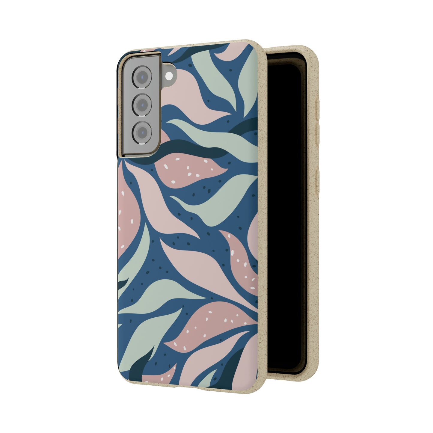 Floral Flower Tough Phone Case, Cute Cool Trendy Biodegradable Phone Case