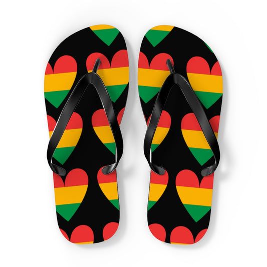 Juneteenth Flip Flops, Summer Slippers, Sandals, Shoes, Custom Flip Flops