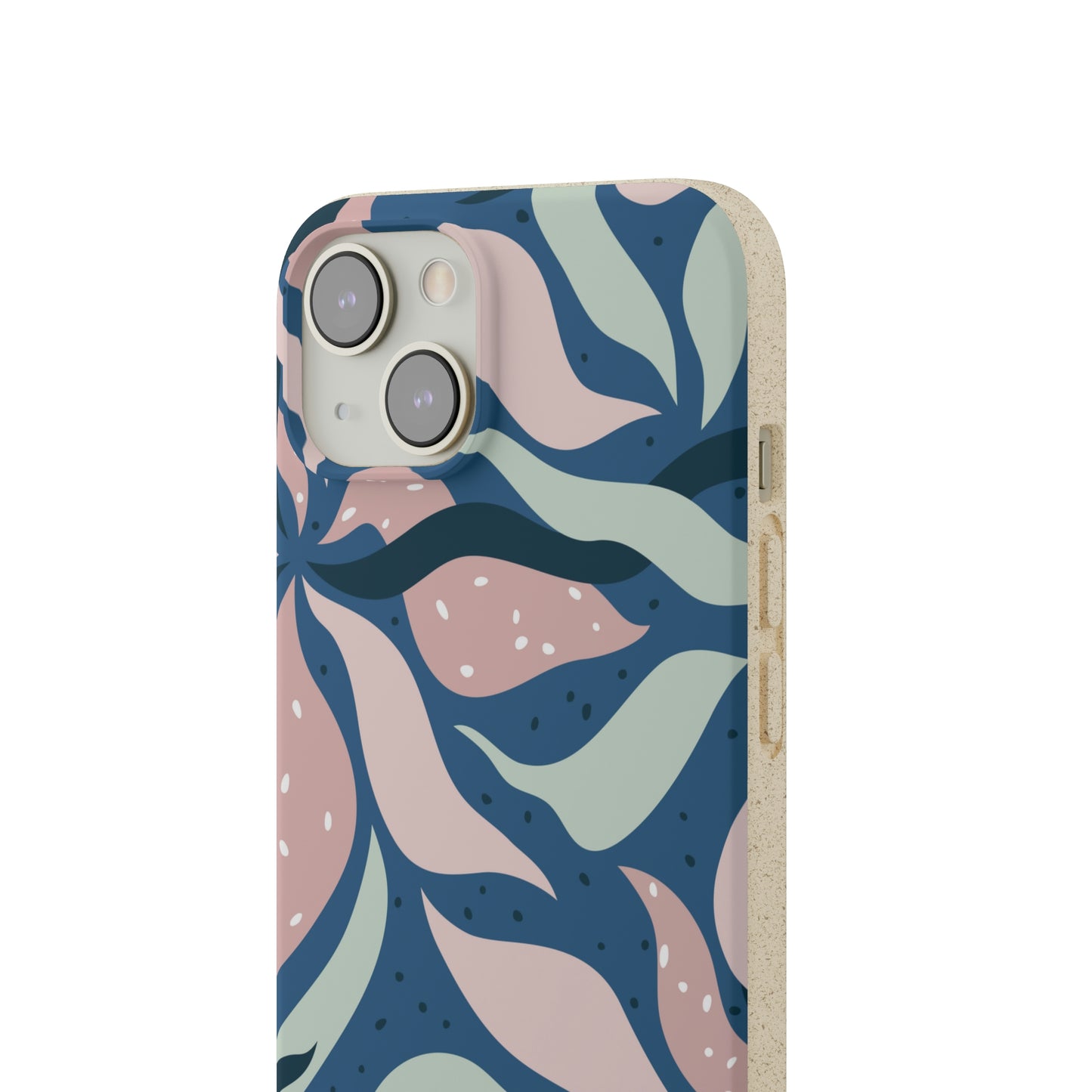 Floral Flower Tough Phone Case, Cute Cool Trendy Biodegradable Phone Case