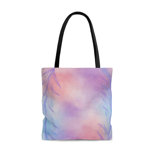 Tie Dye Canvas Tote Bag, Cute, Summer Weekender, Beach, Large Tote Bag