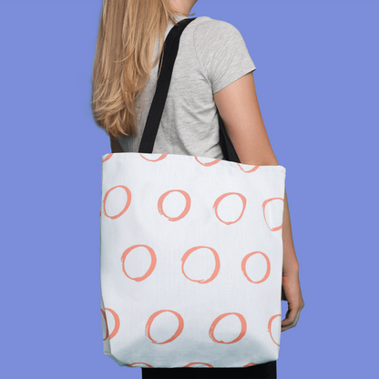 Tote Bag For Mom Mother's Day Gift Cute Tote Bag Canvas White