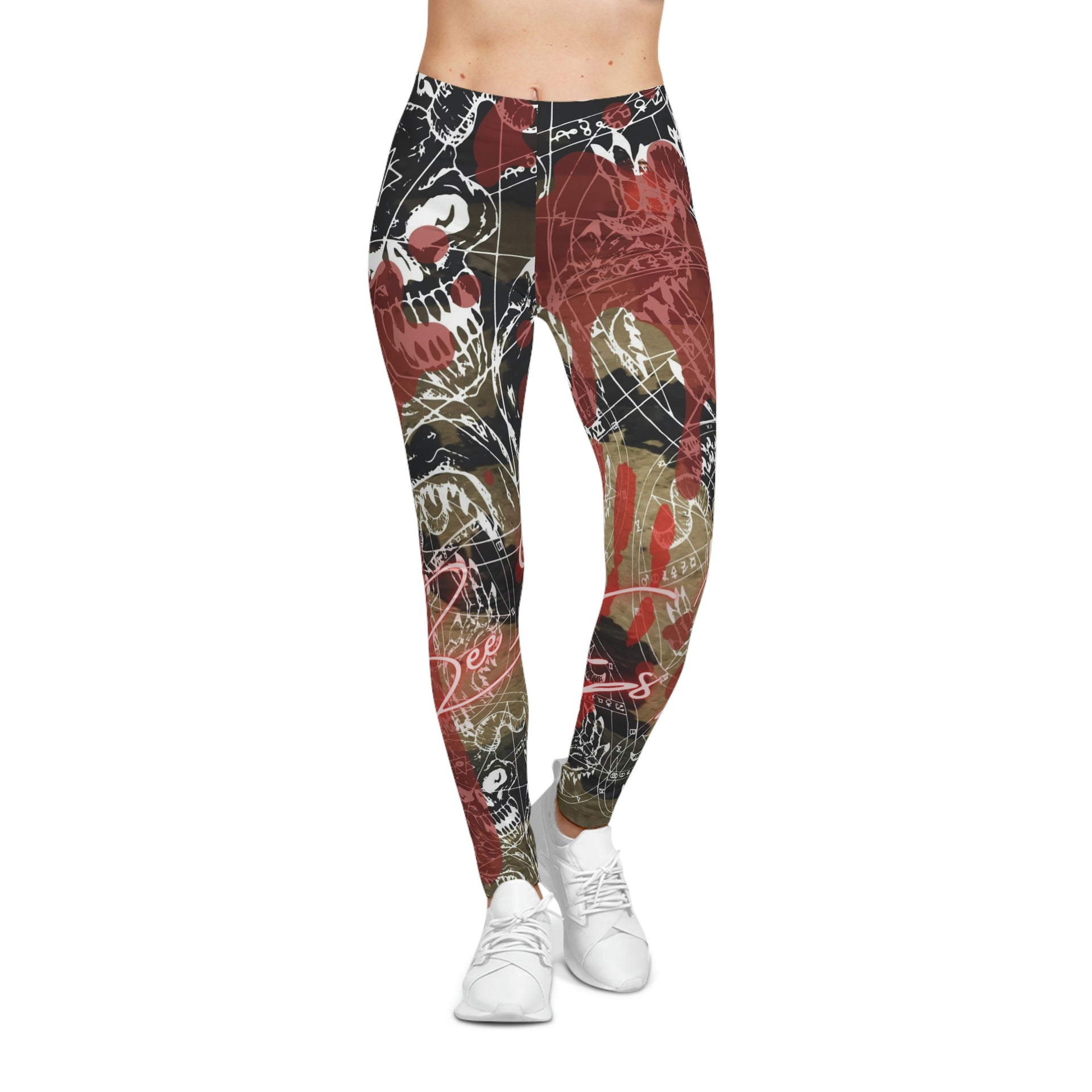 JG.LEGGINS LOGO AOP