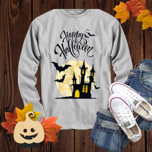 Happy Halloween Long Sleeve Tee Shirt Halloween Gifts Halloween Apparel Holiday Gifts