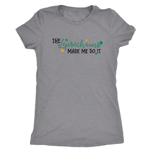 Funny women Grey St. Patrick's day t-shirt 