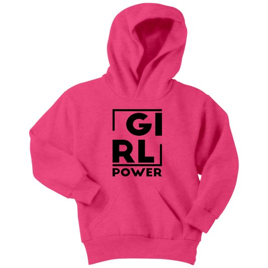 Girl's Hoodie Girl Power Graphic Top School Clothing Back to School Cotton Sweatshirt