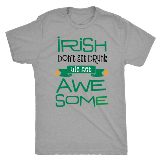 Irish Awesome Men St. Patrick's day T- Shirt funny 