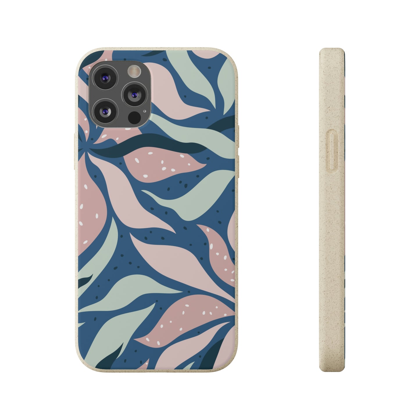 Floral Flower Tough Phone Case, Cute Cool Trendy Biodegradable Phone Case