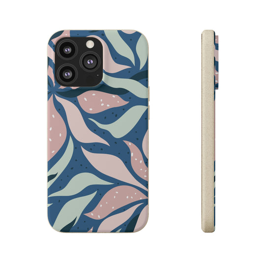 Floral Flower Tough Phone Case, Cute Cool Trendy Biodegradable Phone Case