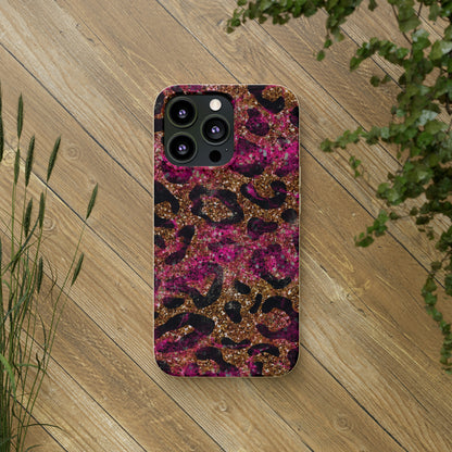 Animal Print Eco-Friendly Biodegradable Phone Case: Protect Your Device & the Planet"