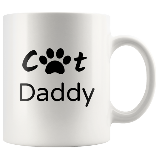 Cat Daddy Coffee Mug Gift for Him Dad Cat Lover Gift Cat Gift Cat Mug Funny Custom Mug