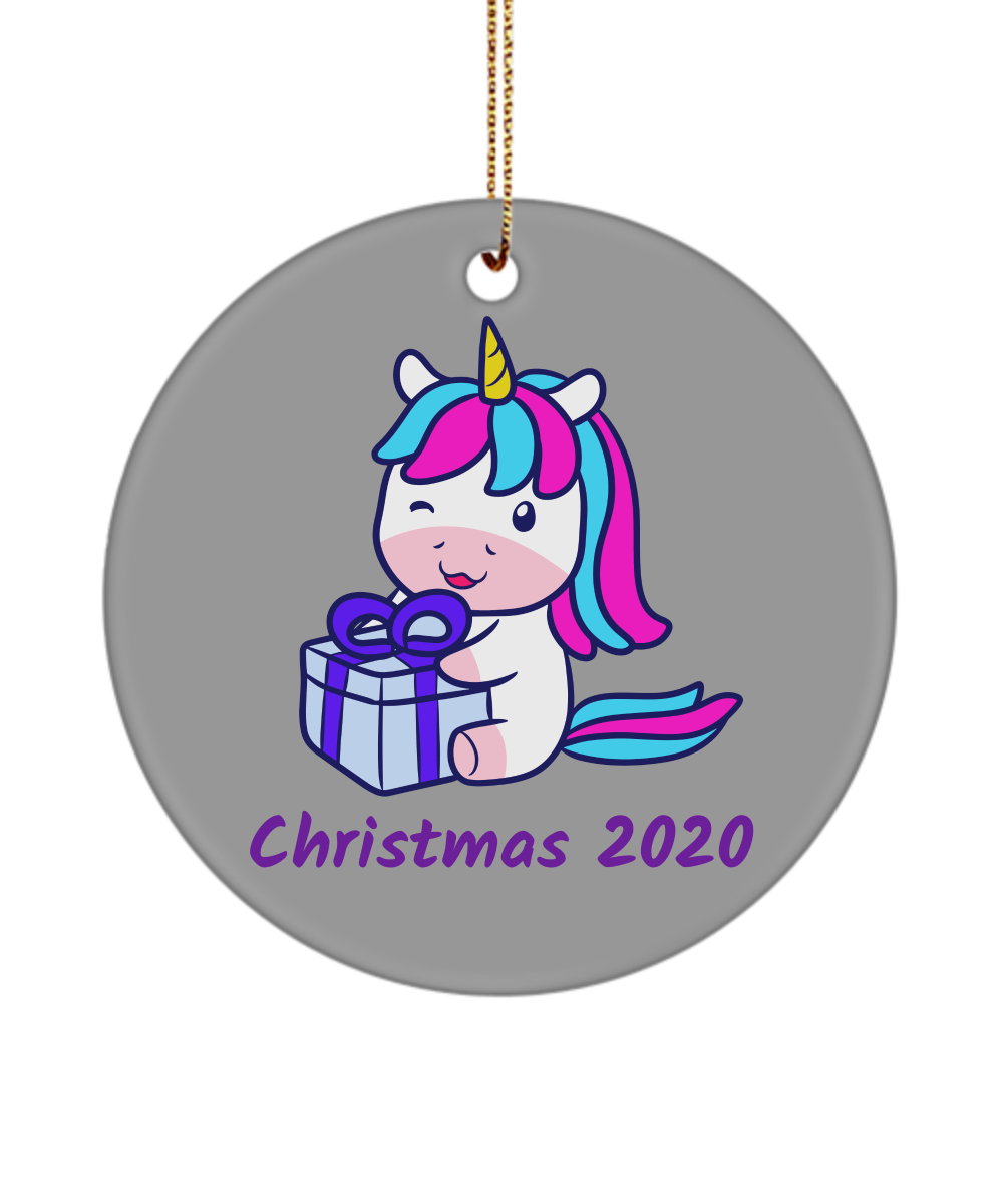 Christmas Ornament Unicorn Funny Cute