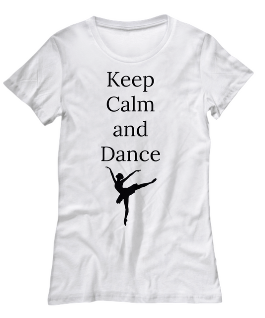 Novelty top dancers teachers coach ballet cotton White T-shirt