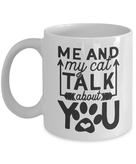 Cat lover Coffee mug Gift For Cat Dad Mom Funny Mug