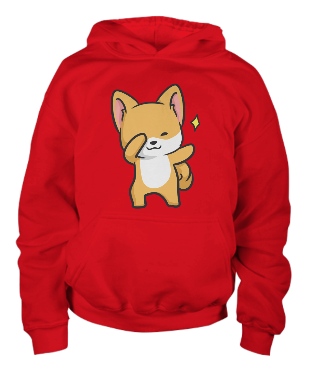 Dabbing Dog Hoodie Sweatshirt Kids Clothing  Funny Hoodie for Boy Or Girl