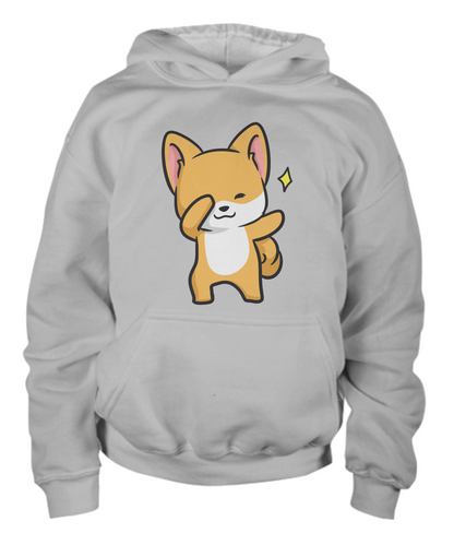 Dabbing Dog Hoodie Sweatshirt Kids Clothing  Funny Hoodie for Boy Or Girl