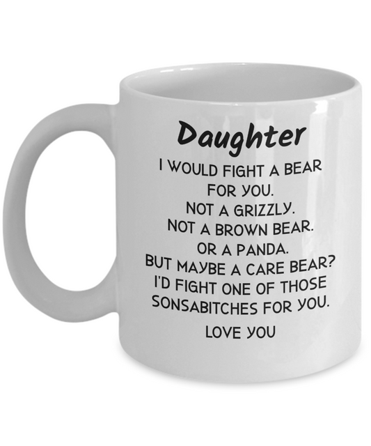 Daughter Coffee Mug Gift For Daughter Funny Mug