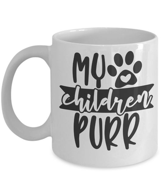 Cat Owner Gift Cat Mom Cat Dad Coffee Mug Funny Custom Mug