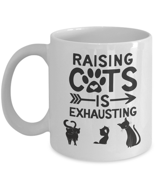 Cat lover Coffee mug Gift For Cat Dad Mom Funny Mug