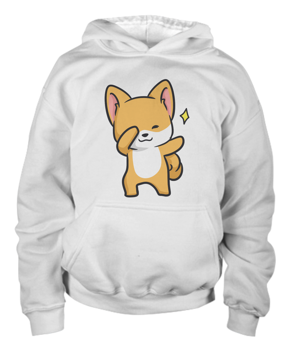 Dabbing Dog Hoodie Sweatshirt Kids Clothing  Funny Hoodie for Boy Or Girl