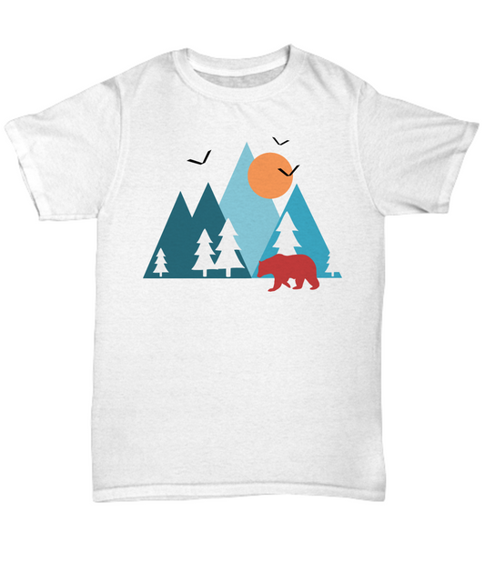 Mountain Outdoor Shirt Women Men Nature Lover T-shirt