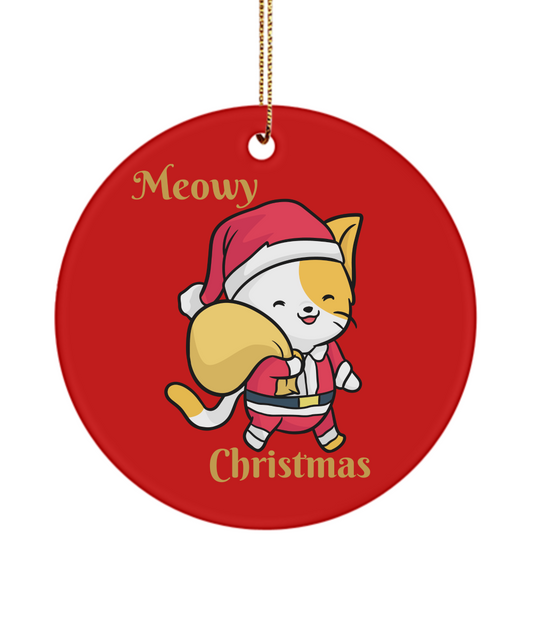 Cat Ornament  Custom Ornaments, Funny Unique Ornament Christmas 2020