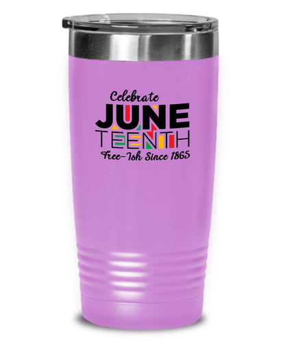 Juneteenth Tumbler Insulated Travel Mug Stainless