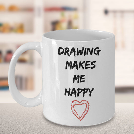 drawing coffee mug gift for artist