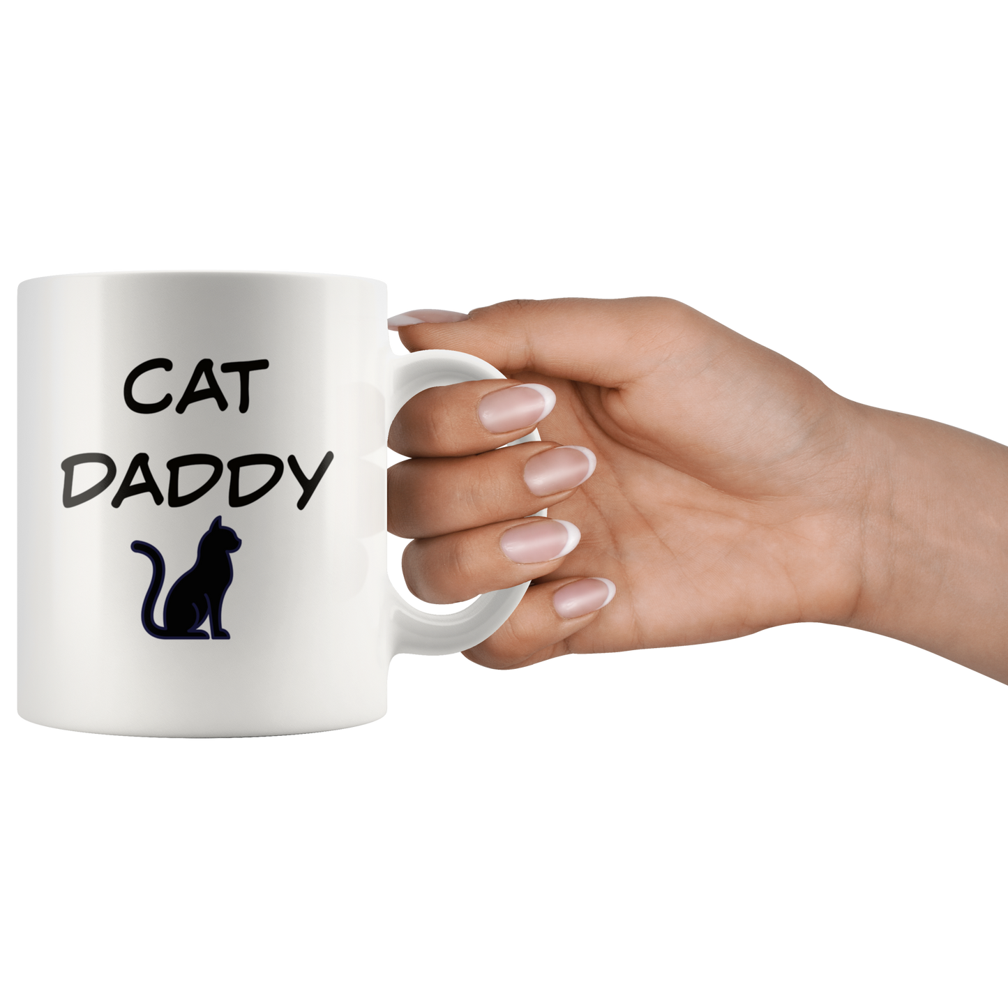 Cat Daddy Coffee Mug Gift for Him Dad Cat Lover Gift  Cat Mug Cat Gift Custom Funny Mug