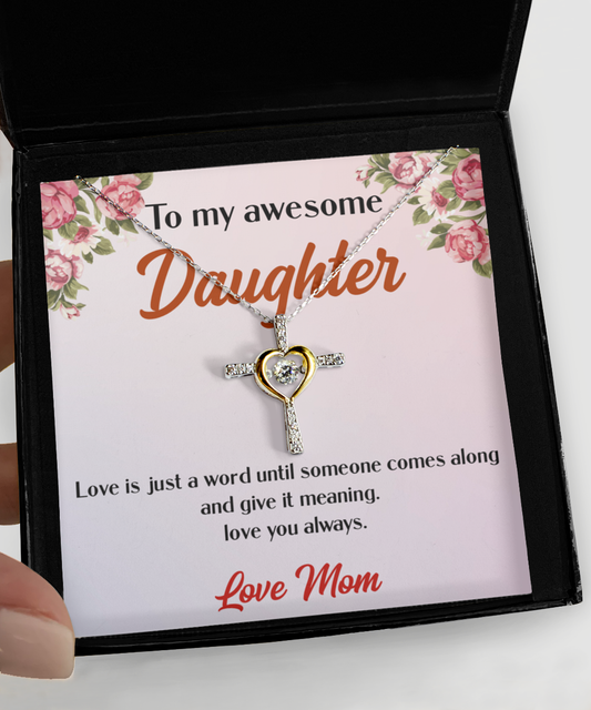 Daughter Necklace from Mom Daughter Birthday Gift