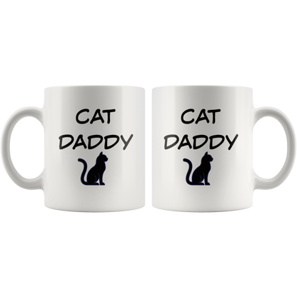 Cat Daddy Coffee Mug Gift for Him Dad Cat Lover Gift  Cat Mug Cat Gift Custom Funny Mug