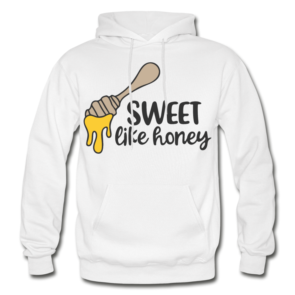 Hoodie For Women Sweet Like Honey Bee Hoodie - white