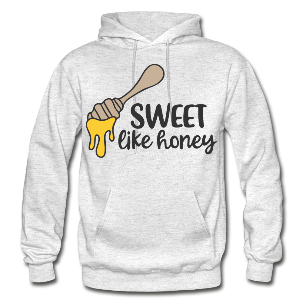 Hoodie For Women Sweet Like Honey Bee Hoodie - light heather gray