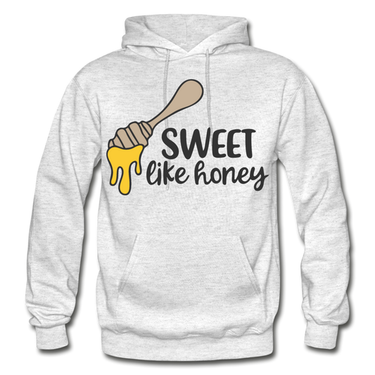 Hoodie For Women Sweet Like Honey Bee Hoodie - light heather gray